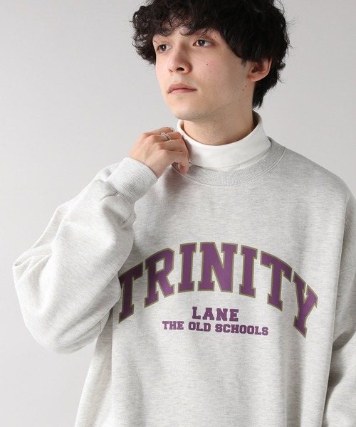 RAGEBLUE（レイジブルー）の「＜SIGNAL SPORTS＞カレッジ裏起毛スウェットクルー/254695（スウェット・メンズ・ホワイト/パープル/ネイビー/グレー/イエロー・MEDIUM/LARGE/X-LARGE）」の6枚目の写真