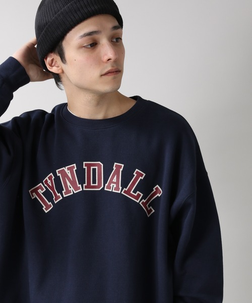 RAGEBLUE（レイジブルー）の「＜SIGNAL SPORTS＞カレッジ裏起毛スウェットクルー/254695（スウェット・メンズ・ホワイト/パープル/ネイビー/グレー/イエロー・MEDIUM/LARGE/X-LARGE）」の9枚目の写真