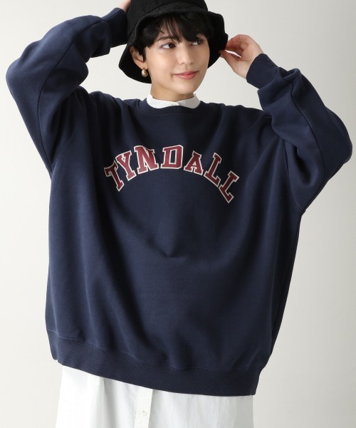 RAGEBLUE（レイジブルー）の「＜SIGNAL SPORTS＞カレッジ裏起毛スウェットクルー/254695（スウェット・メンズ・ホワイト/パープル/ネイビー/グレー/イエロー・MEDIUM/LARGE/X-LARGE）」の11枚目の写真