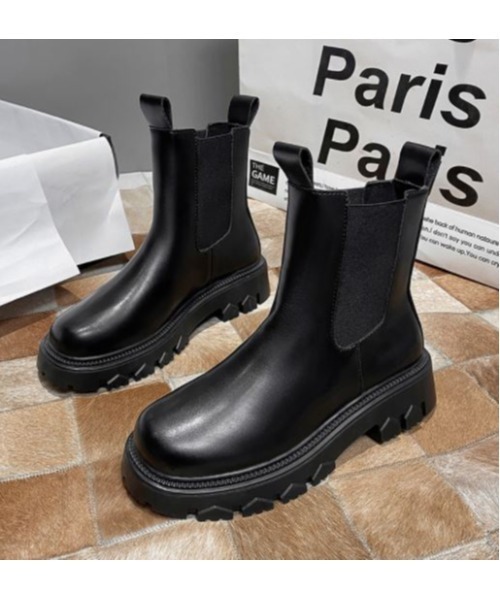 MAISON BREEZE(メゾンブリーズ)の「【MAISON BREEZE】ブリティッシュサイドゴアブーツ KNF(ブーツ・レディース・ブラック・40/38/39/35/36/37)」の7枚目の写真