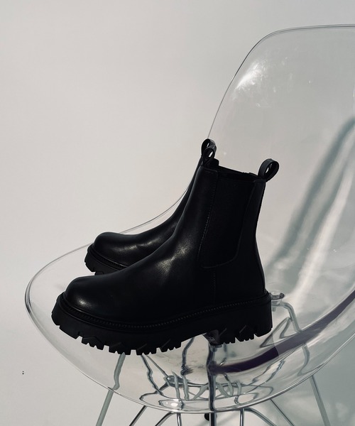 MAISON BREEZE(メゾンブリーズ)の「【MAISON BREEZE】ブリティッシュサイドゴアブーツ KNF(ブーツ・レディース・ブラック・40/38/39/35/36/37)」の8枚目の写真