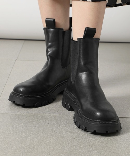 MAISON BREEZE(メゾンブリーズ)の「【MAISON BREEZE】ブリティッシュサイドゴアブーツ KNF(ブーツ・レディース・ブラック・40/38/39/35/36/37)」の15枚目の写真