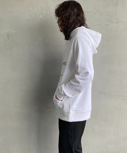 Calvin Klein Jeans（カルヴァンクラインジーンズ）の「[Calvin Klein Jeans/カルバンクラインジーンズ] A-REG モノグラムスウェットパーカー（パーカー・レディース・ブラック/ホワイト・L/M/XL）」の7枚目の写真