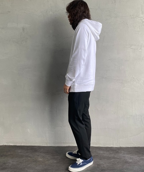 Calvin Klein Jeans（カルヴァンクラインジーンズ）の「[Calvin Klein Jeans/カルバンクラインジーンズ] A-REG モノグラムスウェットパーカー（パーカー・レディース・ブラック/ホワイト・L/M/XL）」の8枚目の写真