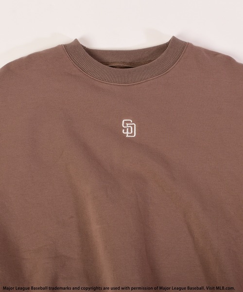 BACK TO THE FIELD（バック トゥー ザ フィールド）の「【MLB】オーバーサイズワンポイントロゴトップス（スウェット・レディース・ベージュ/ネイビー/キャメル・FREE）」の10枚目の写真