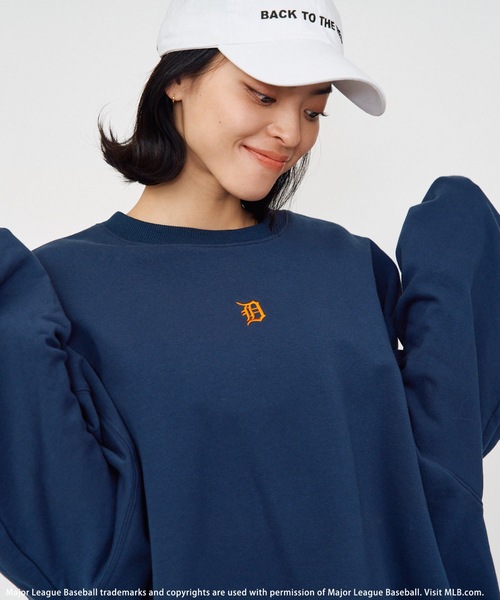 BACK TO THE FIELD（バック トゥー ザ フィールド）の「【MLB】オーバーサイズワンポイントロゴトップス（スウェット・レディース・ベージュ/ネイビー/キャメル・FREE）」の15枚目の写真