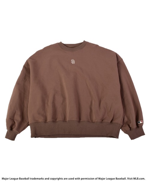 BACK TO THE FIELD（バック トゥー ザ フィールド）の「【MLB】オーバーサイズワンポイントロゴトップス（スウェット・レディース・ベージュ/ネイビー/キャメル・FREE）」の18枚目の写真