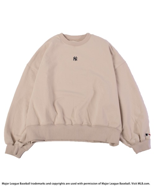 BACK TO THE FIELD（バック トゥー ザ フィールド）の「【MLB】オーバーサイズワンポイントロゴトップス（スウェット・レディース・ベージュ/ネイビー/キャメル・FREE）」の17枚目の写真