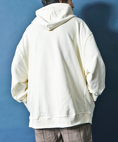 JOKER（ジョーカー）の「カレッジプリントスウェットパーカー メンズ スウェット フーディー 春服（パーカー・メンズ・チャコールグレー/ブラック/ネイビー/グレー/オフホワイト/グリーン/ホワイト系その他/ブラック系その他/杢グレー/グレー系その他/ブルー系その他・M/L）」の14枚目の写真