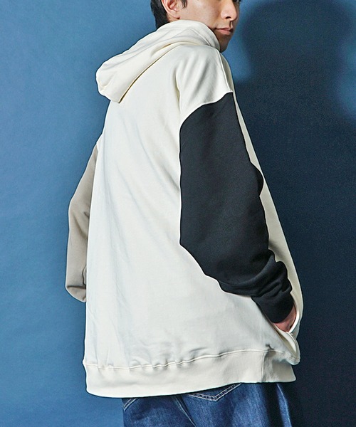 JOKER（ジョーカー）の「カレッジプリントスウェットパーカー メンズ スウェット フーディー 春服（パーカー・メンズ・チャコールグレー/ブラック/ネイビー/グレー/オフホワイト/グリーン/ホワイト系その他/ブラック系その他/杢グレー/グレー系その他/ブルー系その他・M/L）」の17枚目の写真
