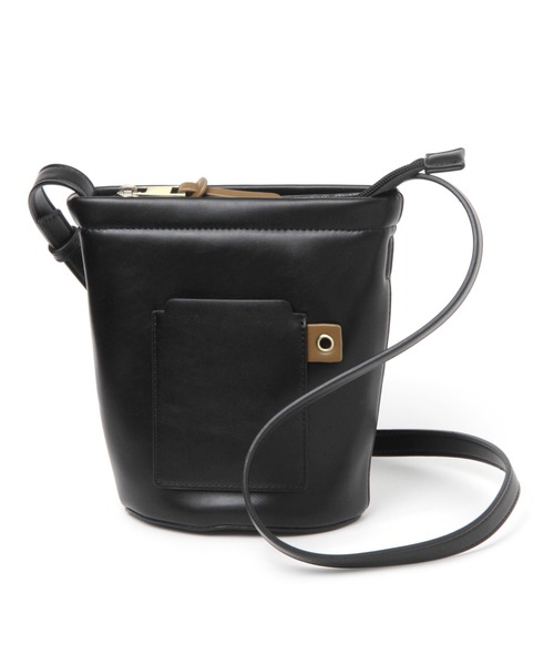 studio CLIP（スタディオクリップ）の「PUご近所ミニマムショルダーバッグ（ショルダーバッグ・レディース・ブラック/ブラウン/アイボリー/イエロー・FREE）」の2枚目の写真