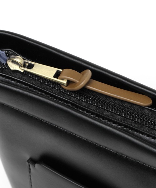 studio CLIP（スタディオクリップ）の「PUご近所ミニマムショルダーバッグ（ショルダーバッグ・レディース・ブラック/ブラウン/アイボリー/イエロー・FREE）」の10枚目の写真