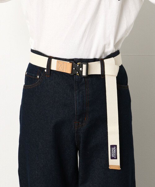 Purple&Yellow（パープルアンドイエロー）の「テープベルト（ベルト・メンズ・ホワイト/ブラック/ベージュ/キナリ・FREE）」の13枚目の写真