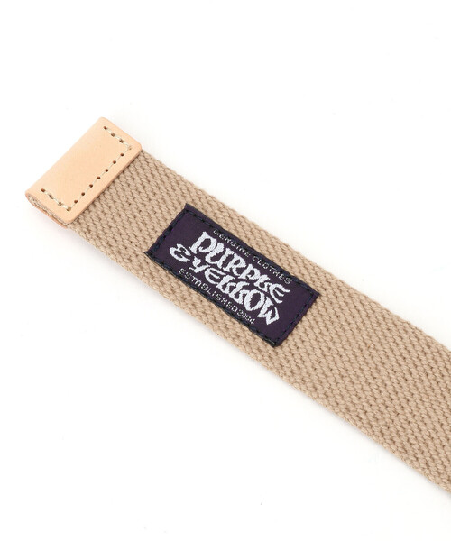 Purple&Yellow（パープルアンドイエロー）の「テープベルト（ベルト・メンズ・ホワイト/ブラック/ベージュ/キナリ・FREE）」の17枚目の写真