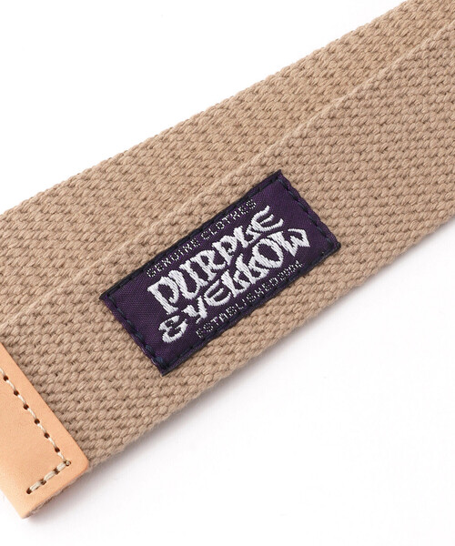 Purple&Yellow（パープルアンドイエロー）の「テープベルト（ベルト・メンズ・ホワイト/ブラック/ベージュ/キナリ・FREE）」の20枚目の写真