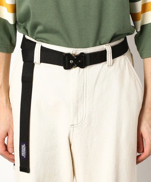 Purple&Yellow（パープルアンドイエロー）の「テープベルト（ベルト・メンズ・ホワイト/ブラック/ベージュ/キナリ・FREE）」の3枚目の写真