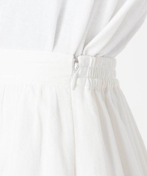 U by SPICK&SPAN(ユーバイスピックアンドスパン)の「≪追加≫カットワークレーススカート3◆(スカート・レディース・ホワイト・36/38)」の6枚目の写真