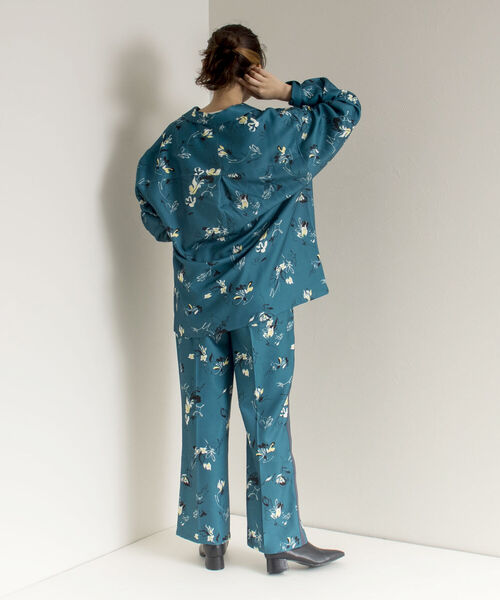 GLOSTER（グロスター）の「【GLOSTER/グロスター】Longchamp ヴィンテージプリント オープンカラーシャツ（シャツ/ブラウス・メンズ・ブラック系その他4/ベージュ系その他3/グリーン系その他2・MEDIUM/LARGE）」の12枚目の写真