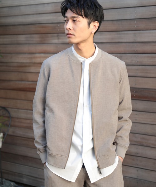 UNION STATION(ユニオンステーション)の「【セットアップ対応】【AIR LIGHT -Rugged version-】MA-1(MA-1・メンズ・ネイビー/ライトグレー/グレイッシュベージュ・M/LL/L)」の2枚目の写真