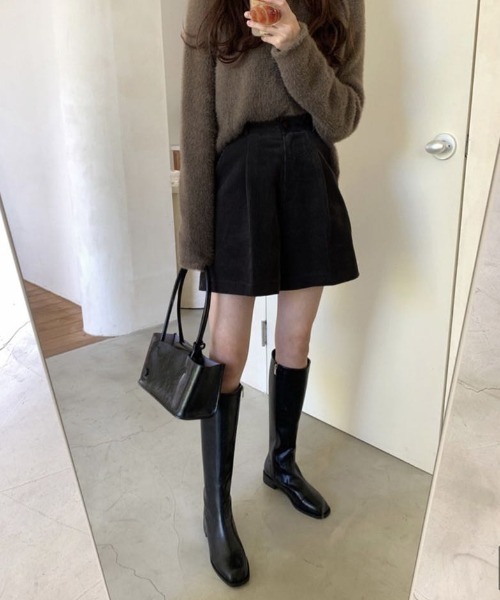 MANGROVE(マングローブ)の「コーデュロイショートパンツ(その他パンツ・レディース・ブラック/ブラウン・LARGE/MEDIUM)」の10枚目の写真