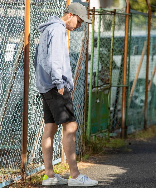 le coq sportif（ルコックスポルティフ）の「LCS エアロンスウェットハーフパンツ 裏毛 ウェア ハーフパンツ ショートパンツ ボトムス トレーニング トレーニングウェア スポーツウェア（スウェットパンツ・メンズ・ネイビー/ブラック/杢グレー・M/S/L/XL）」の13枚目の写真