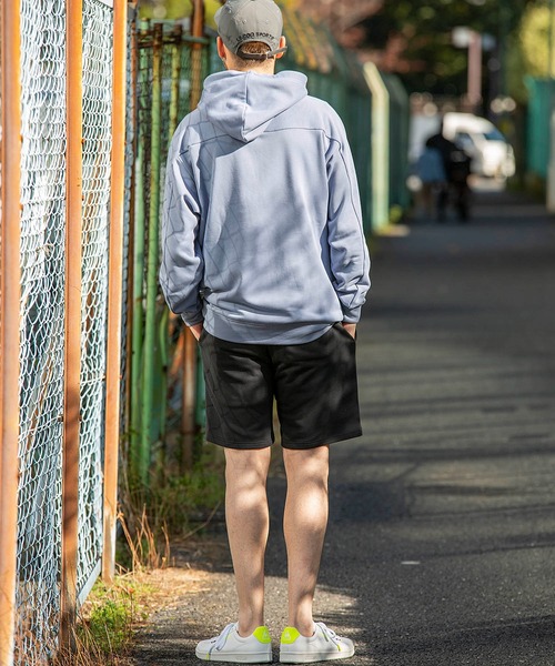 le coq sportif（ルコックスポルティフ）の「LCS エアロンスウェットハーフパンツ 裏毛 ウェア ハーフパンツ ショートパンツ ボトムス トレーニング トレーニングウェア スポーツウェア（スウェットパンツ・メンズ・ネイビー/ブラック/杢グレー・M/S/L/XL）」の12枚目の写真