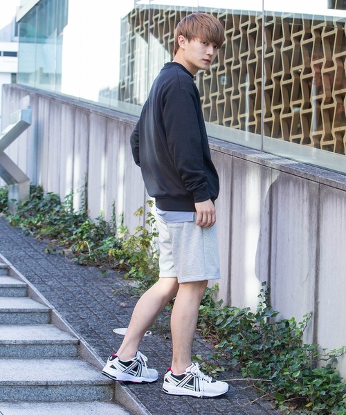 le coq sportif（ルコックスポルティフ）の「LCS エアロンスウェットハーフパンツ 裏毛 ウェア ハーフパンツ ショートパンツ ボトムス トレーニング トレーニングウェア スポーツウェア（スウェットパンツ・メンズ・ネイビー/ブラック/杢グレー・M/S/L/XL）」の11枚目の写真