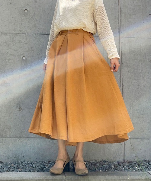 SELECT LEVERY(セレクトリベリー)の「(nod)綿麻カルメンキュロット(その他パンツ・レディース・ネイビー/オレンジ/ブルー・MEDIUM/LARGE/SMALL/X-LARGE)」の1枚目の写真