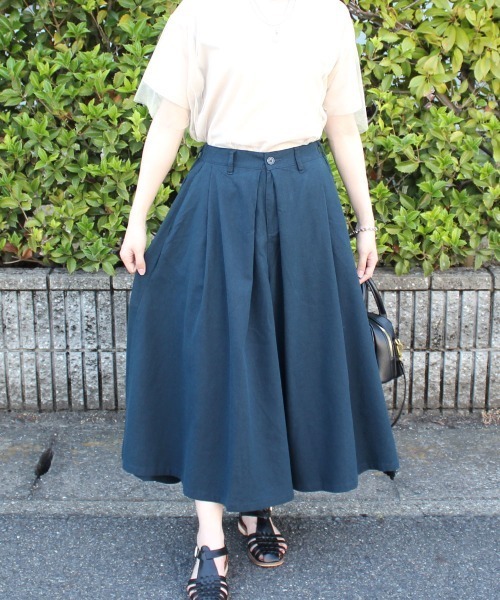 SELECT LEVERY(セレクトリベリー)の「(nod)綿麻カルメンキュロット(その他パンツ・レディース・ネイビー/オレンジ/ブルー・MEDIUM/LARGE/SMALL/X-LARGE)」の6枚目の写真