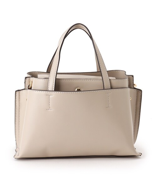 DRESKIP（ドレスキップ）の「◆【通勤/セレモニー】あおりショルダー【抗菌防臭裏地】（ショルダーバッグ・レディース・ブラック/グレー/ピンク系・00）」の3枚目の写真