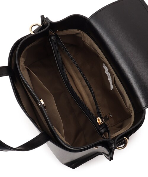 DRESKIP（ドレスキップ）の「◆【通勤/セレモニー】あおりショルダー【抗菌防臭裏地】（ショルダーバッグ・レディース・ブラック/グレー/ピンク系・00）」の9枚目の写真