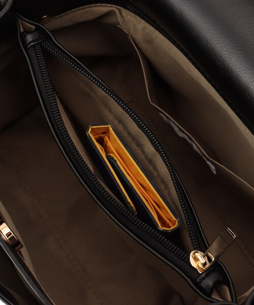 DRESKIP（ドレスキップ）の「◆【通勤/セレモニー】あおりショルダー【抗菌防臭裏地】（ショルダーバッグ・レディース・ブラック/グレー/ピンク系・00）」の11枚目の写真