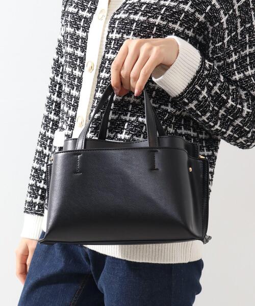 DRESKIP（ドレスキップ）の「◆【通勤/セレモニー】あおりショルダー【抗菌防臭裏地】（ショルダーバッグ・レディース・ブラック/グレー/ピンク系・00）」の10枚目の写真