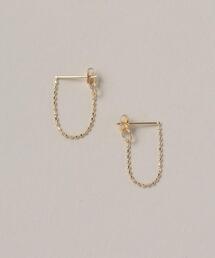 ODETTE E ODILE | 【WEB限定】＜Malama10（マラマ）＞ 10K BチェーンHOOPピアス(ピアス（両耳用）)