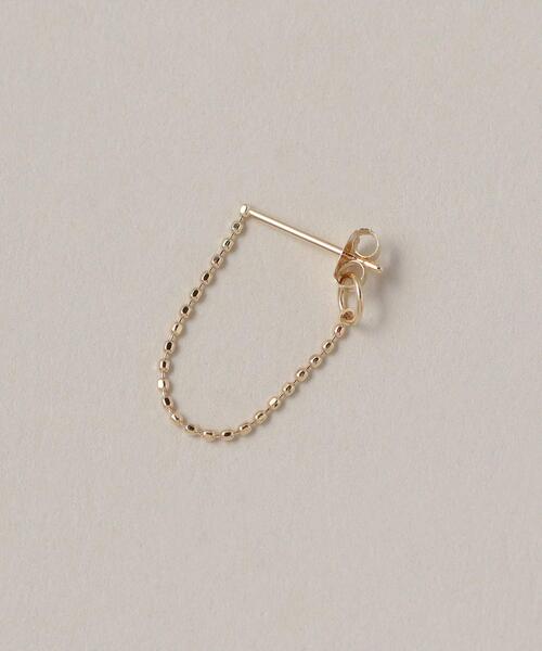 ODETTE E ODILE（オデットエオディール）の「【WEB限定】＜Malama10（マラマ）＞ 10K BチェーンHOOPピアス（ピアス（両耳用）・レディース・ゴールド・FREE）」の2枚目の写真