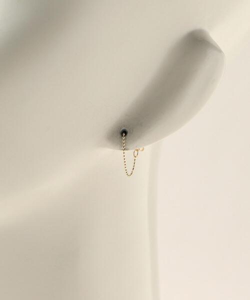 ODETTE E ODILE（オデットエオディール）の「【WEB限定】＜Malama10（マラマ）＞ 10K BチェーンHOOPピアス（ピアス（両耳用）・レディース・ゴールド・FREE）」の6枚目の写真