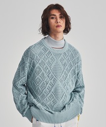 LiNoH | CROCHETED LACE PULLOVER KNIT(ニット/セーター)
