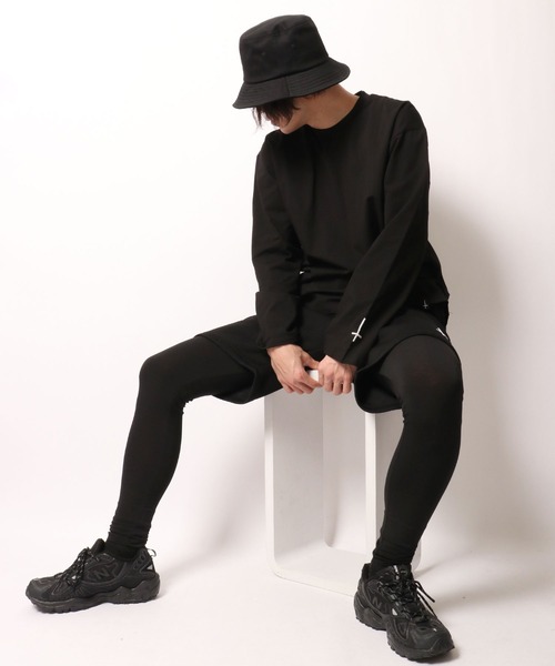 ByTheR(バイザアール)の「BYTHER 韓国ブランド クロス刺繍ネオプレンハーフパンツ(その他パンツ・メンズ・ブラック・FREE)」の9枚目の写真