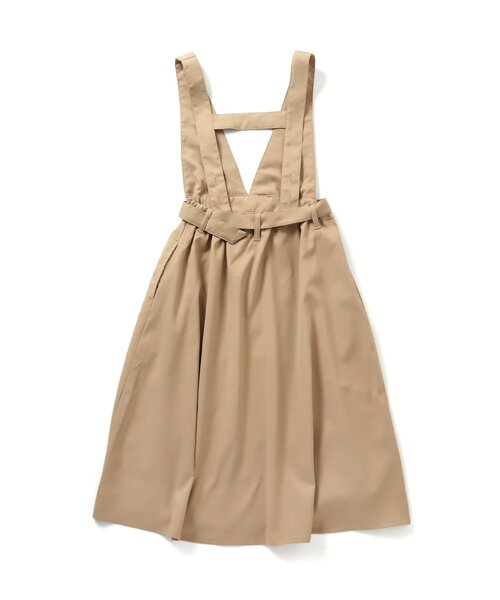 algy（アルジー）の「トレンチジャンスカ（ジャンパースカート・キッズ・ベージュ/アイボリー・XXX-SMALL/XX-SMALL/X-SMALL/SMALL/MEDIUM）」の8枚目の写真