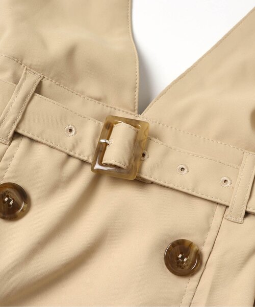 algy（アルジー）の「トレンチジャンスカ（ジャンパースカート・キッズ・ベージュ/アイボリー・XXX-SMALL/XX-SMALL/X-SMALL/SMALL/MEDIUM）」の12枚目の写真