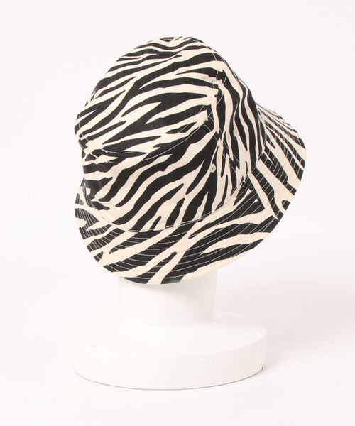 Right-on（ライトオン）の「【HONEYSUCKLE ROSE】アニマル柄ハット（ハット・レディース・ベージュ/オフホワイト/ダークグレー・フリー）」の4枚目の写真