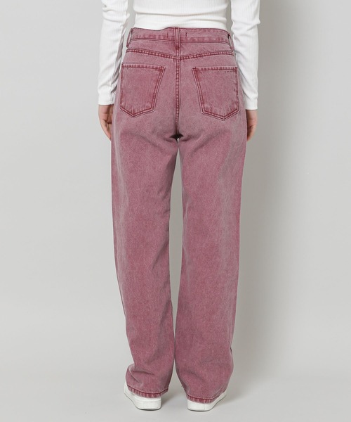 ALAND(エーランド)の「3.3Field Trip/ストレートカラーデニム 2277675(デニムパンツ・レディース・ネイビー/ボルドー・SMALL/MEDIUM)」の16枚目の写真