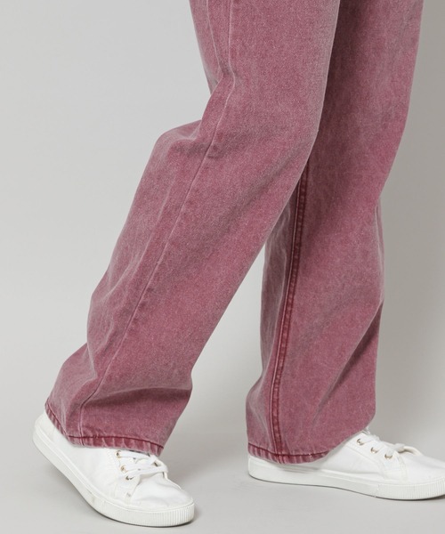 ALAND(エーランド)の「3.3Field Trip/ストレートカラーデニム 2277675(デニムパンツ・レディース・ネイビー/ボルドー・SMALL/MEDIUM)」の20枚目の写真