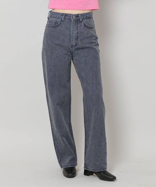 ALAND(エーランド)の「3.3Field Trip/ストレートカラーデニム 2277675(デニムパンツ・レディース・ネイビー/ボルドー・SMALL/MEDIUM)」の7枚目の写真