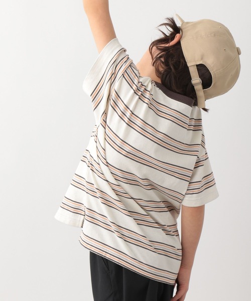 画像確認 セール】キッズ/ヘビロッTEEボーダー半袖/269167（Tシャツ