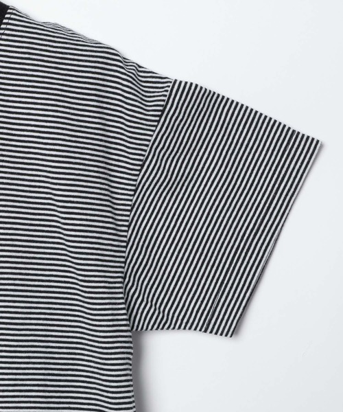 GLOBAL WORK（グローバルワーク）の「キッズ/ヘビロッTEEボーダー半袖/269167（Tシャツ/カットソー・キッズ・ブラック/チャコールグレー/オフホワイト・140cm/120cm/110cm/130cm/150cm/160cm/100cm）」の14枚目の写真