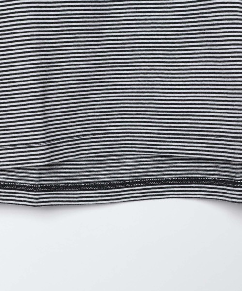 GLOBAL WORK（グローバルワーク）の「キッズ/ヘビロッTEEボーダー半袖/269167（Tシャツ/カットソー・キッズ・ブラック/チャコールグレー/オフホワイト・140cm/120cm/110cm/130cm/150cm/160cm/100cm）」の16枚目の写真