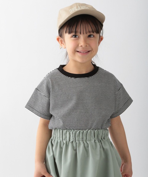 セール】キッズ/ヘビロッTEEボーダー半袖/269167（Tシャツ