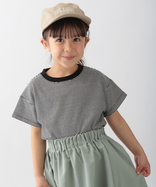 画像確認 セール】キッズ/ヘビロッTEEボーダー半袖/269167（Tシャツ