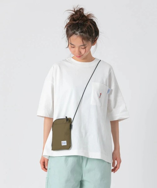 PARROTT CANVAS(パロットキャンバス)の「PARROTT CANVAS/パロットキャンバス ピットポーチ(ショルダーバッグ・レディース・ライトグレー/ブラック/カーキ・FREE)」の6枚目の写真